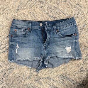 7 for all mankind denim shorts